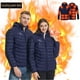 thumbnail image 1 of Chaquetas y abrigos casuales de manga larga con capucha, con USB, temperatura constante, calefactables, resistentes al viento, talla grande, para hombre y mujer, invierno, 4 unidades, 1 of 6