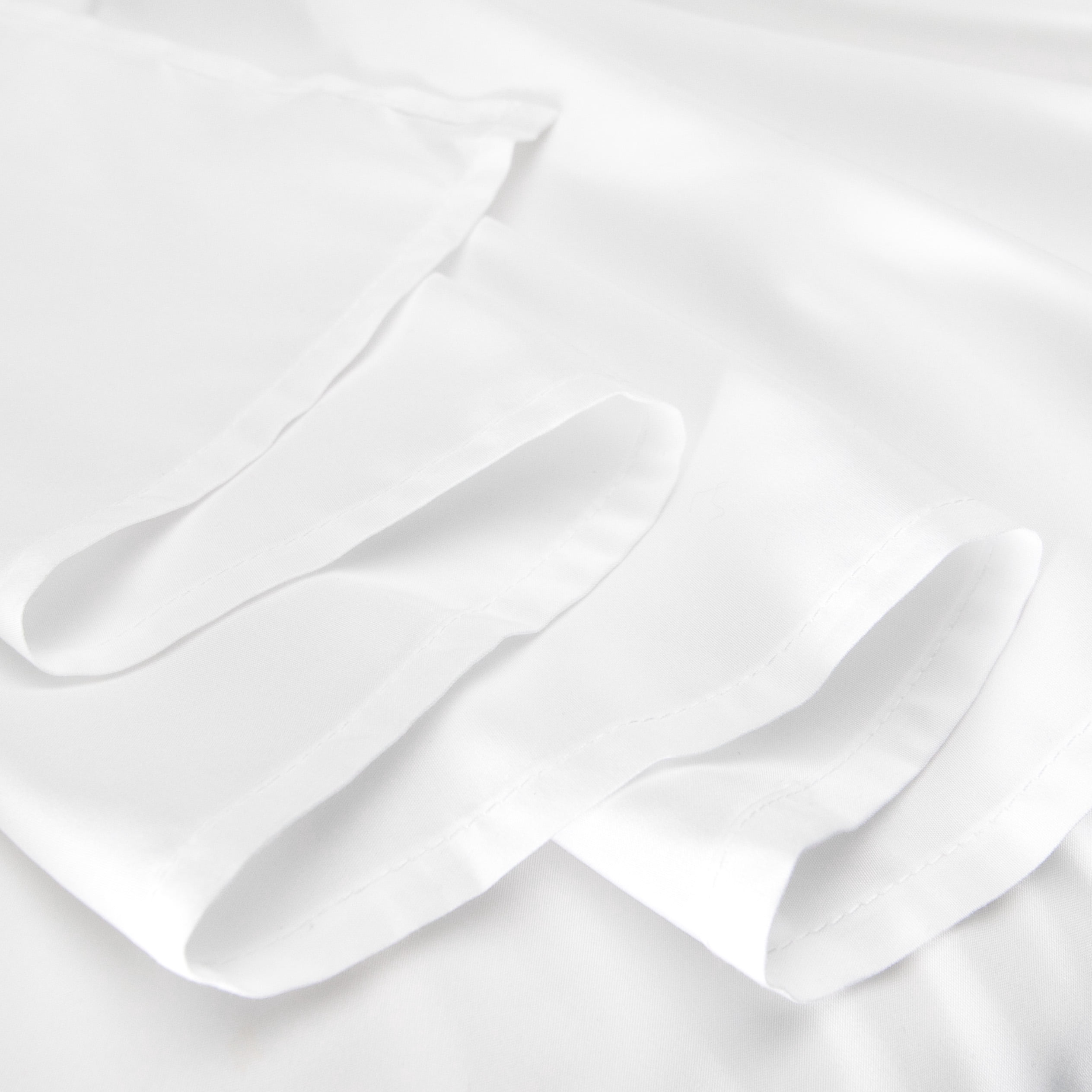 Simply On Bed Skirt Polyester 14 Inch Drop Pleated, Full, White