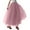 AB355 Hot Pink, variant on Tisuna Beige Casual Skirt For Women Solid Color High Waist Multi Layered Long Skirts Lightweight Soft Ladies Festival Casual Wear