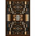 thumbnail image 2 of United Weavers Brunswick Naja Southwestern Geometric Area Rug, Brown, 5'3" x 7'6", 2 of 2