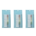 thumbnail image 1 of Marcadores de página con pestañas adhesivas, pestañas adhesivas de índice, notas adhesivas transparentes, notas adhesivas de página escribibles, mitad blanco, azul, 1 of 5