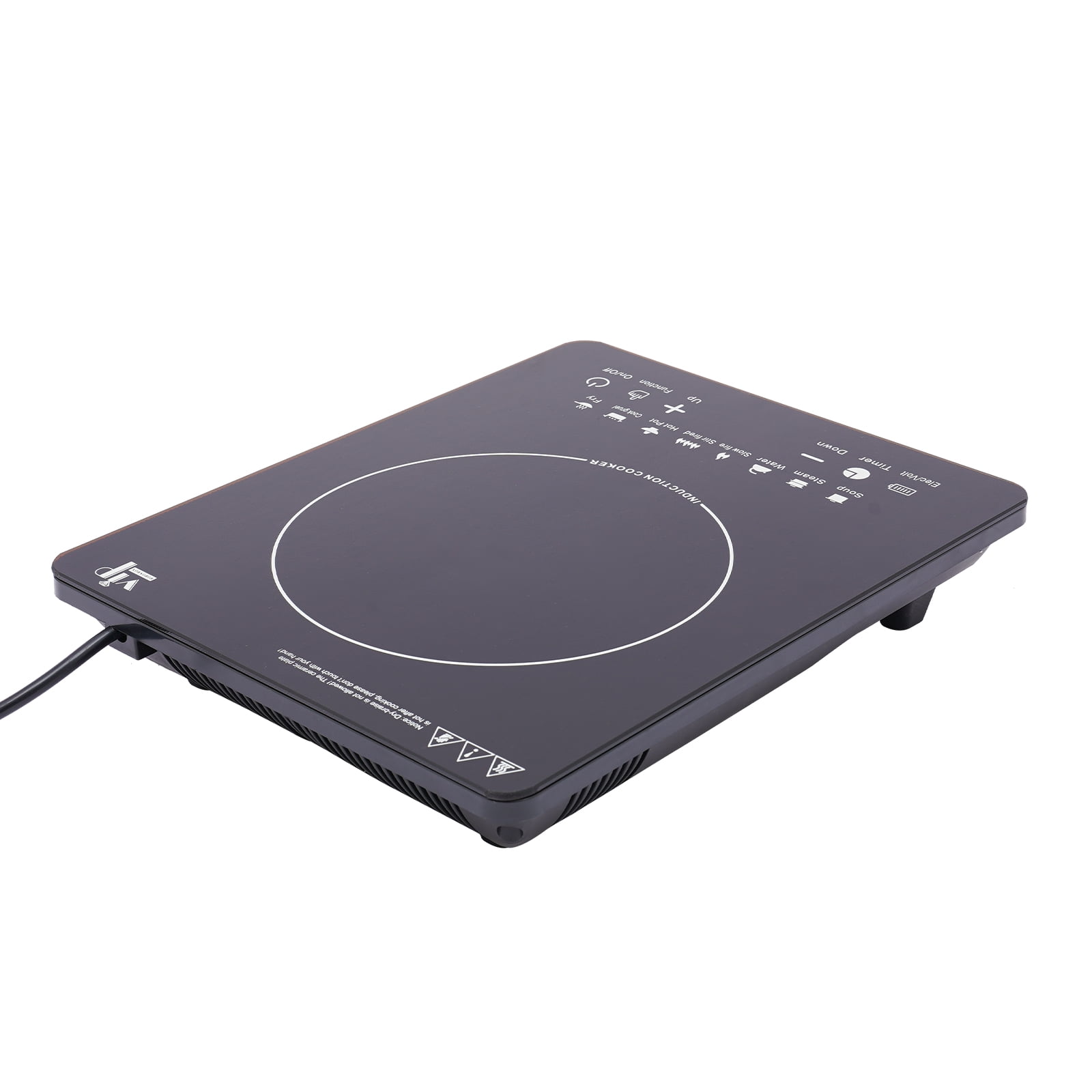 Efficient Electric Induction Cooktop with 8 Power Settings, 180-Minute Timer, Auto Shut-Off, and&nbsp; Glass Surface for Easy Cleaning