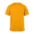 thumbnail image 4 of longantii Scrubs for Men Classic Fit Mens Scrubs Top V-Neck Short Sleeve Nursing Uniform Shirt with 4 Pockets,Side Slits Scrubs Yellow L, 4 of 5
