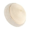 thumbnail image 5 of HULKLIFE Round Oval Bread Proofing Natural Rattan Basket Banneton Proving Basket for Professional Home Bakers (with Cloth Liner), 5 of 5