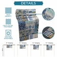 thumbnail image 6 of Summer Coastal Table Runner 72 Inches, Nautical Anchor Sailboat Marine Life Vintage Bed Runner Dresser Scarves Tabletop for Indoor Outdoor Parties/Ceremony/Banquet, 14" x 72", 6 of 9
