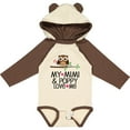 thumbnail image 3 of Inktastic Mimi and Poppy Love Me Grandchild Owl Girls Long Sleeve Baby Bodysuit, 3 of 5