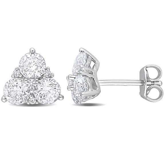 Everly Women's Created Sapphire Sterling Silver Earrings