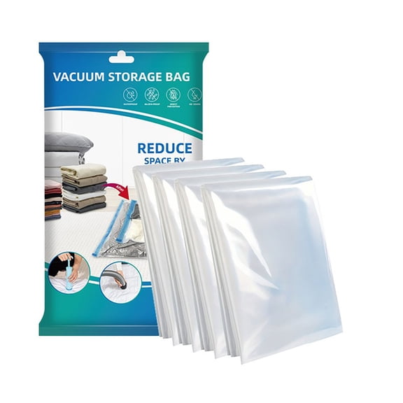 Hand-Rolled Vacuum Compression Bag, No Pump Needed, Saves Space for Clothes and Bedding, Portable Travel Storage with Moisture-Proof PE PA Material