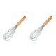 thumbnail image 2 of Wosthever Utensilios de cocina de silicona Mango de Antióxido Lavable Utensilios de cocina portátiles Accesorios de herramientas de Gris Zeigen Sie als Bilder, Schneebesen 2piezas, 2 of 6