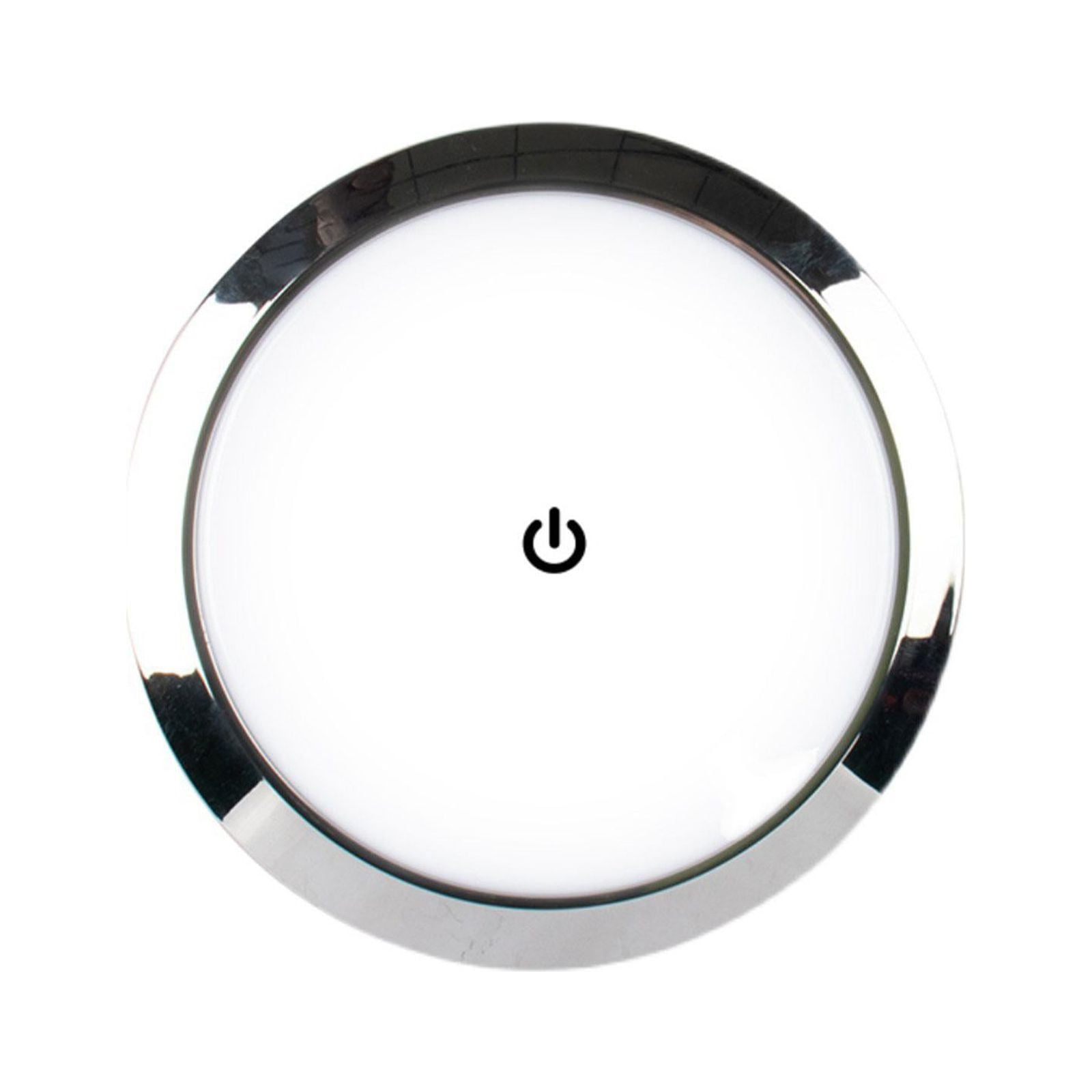 12V RV Interior LED Ceiling Light Fixture - Round Switched Dome Light For Camper, Trailer, Van, Or Boat