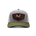 thumbnail image 2 of KNITE Gorra Farmer Rooster Silver Trucker Hombre Ajustable Estilo Rancho Gallo, 2 of 5