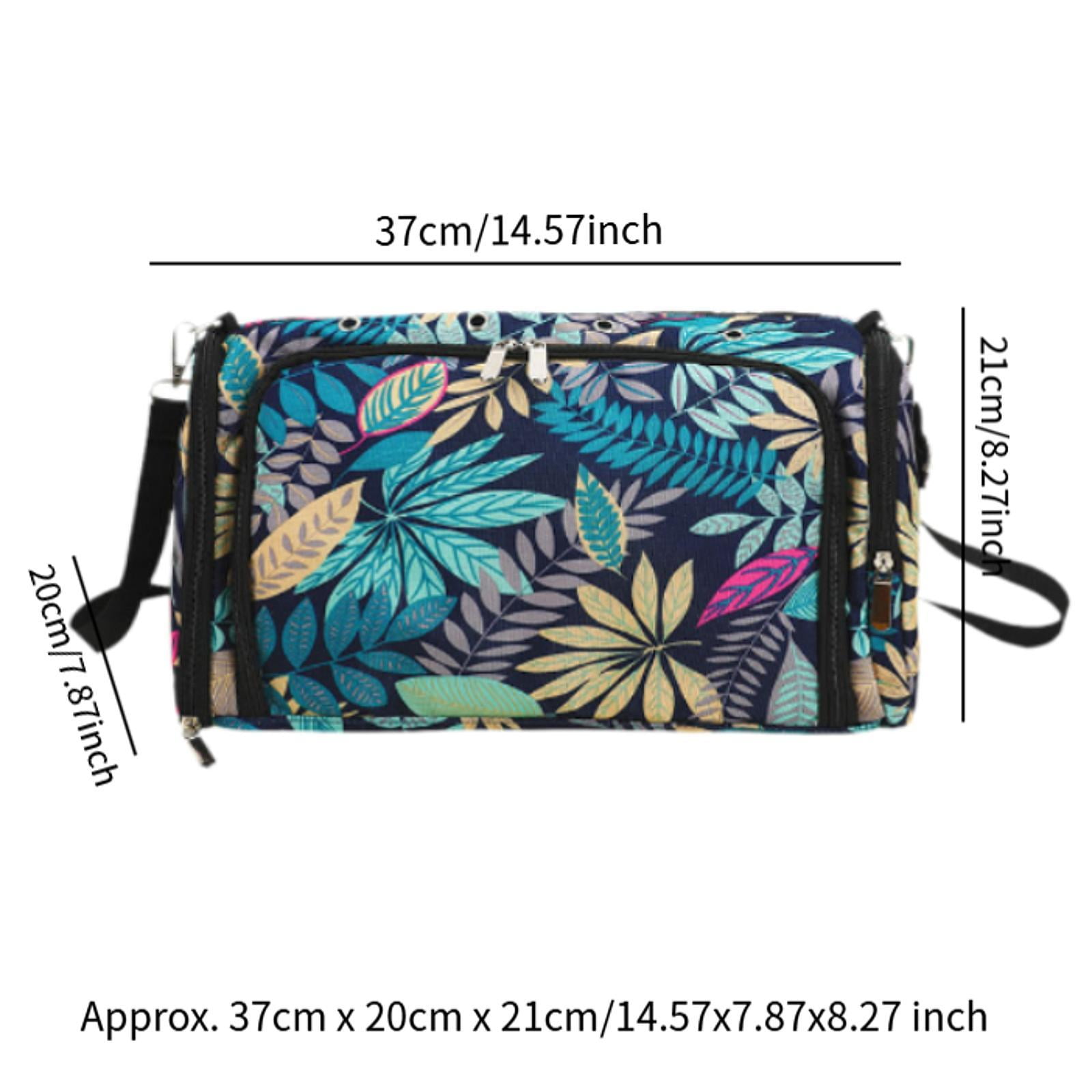 Sharprepublic Crochet Storage Organizer Zipper Crochet Bag Carrying Case for Crochet Hooks