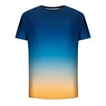 thumbnail image 4 of SwiftWear Mens Fashion Shirts Short Sleeve Round Neck Blue T Shirts for Men Workout Shirts for Men Summer Beach Casual Short Sleeve, L, 4 of 6