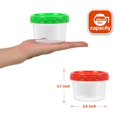 thumbnail image 2 of Contenedores para congelador EONJOE de 240 ml con tapas, paquete de 6 unidades, PP5 sin BPA, 2 of 7