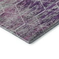 thumbnail image 3 of Addison Rugs Mayfield Premium Machine Washable Transitional Geometric Purple Rectangle Rug, 3' x 5', 3 of 7