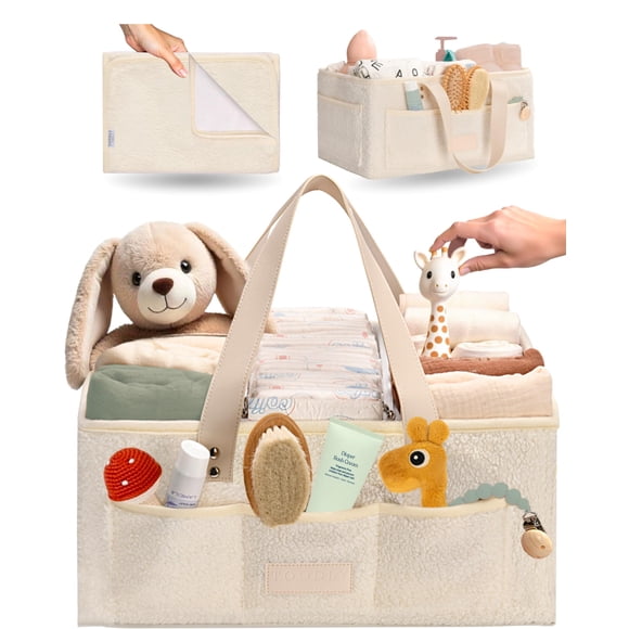 Organizador portátil para pañales Toodly para bebé con cambiador