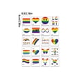 thumbnail image 3 of Orgullo Tatuajes Iris LGBT Tatuaje Temporal Cara Gay Mujeres Hombres, 3 of 9