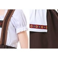 thumbnail image 6 of FYMNSI Girls Oktoberfest Dress German Bavarian Dirndl Dresses 3 Piece Beer Festival Outfit Set Coffee 8-10 Years, 6 of 6