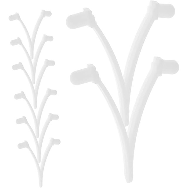 8 Pcs Outil de Nettoyage de Piscine Clips de Fixation de Piscine Clips de Brosse de Piscine en Plastique Clips de Filet de Piscine Clips de Perche de Piscine