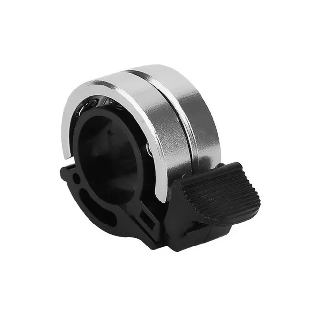 Aluminum Alloy Mini Bicycle Bell - Ultra-Loud Q Bell with Invisible Design, Lightweight & Sturdy ABS-Combined Construction, 22mm Inner Diameter for Mountain/Road Bikes, Universal Fit for All Ages,