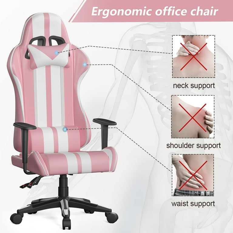 Pink computer 2024 chair walmart