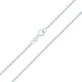 thumbnail image 1 of Rope Link Chain 2 MM 30 Gauge for Women Necklace .925 Sterling Silver Made In Italy 20 Inch, 1 of 5