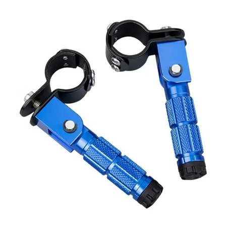 Motorcycle Foot Peg Foldable,Folding Passenger Foot Pegs with Aluminum for Electric Motor Bicycle ATV,Universal Motorcycle Mini Folding Rearsets Footrest Footpegs Foot pegs Pedal L6Q8