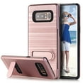 thumbnail image 5 of Samsung Galaxy Note 8 Brushed Shockproof With Kickstand Card Slot Holder Case Cover, 5 of 9
