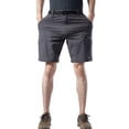 thumbnail image 3 of Zemub Men's Quick Dry Shorts Multi-pocket Training Hiking Pants(Gray,M), 3 of 8