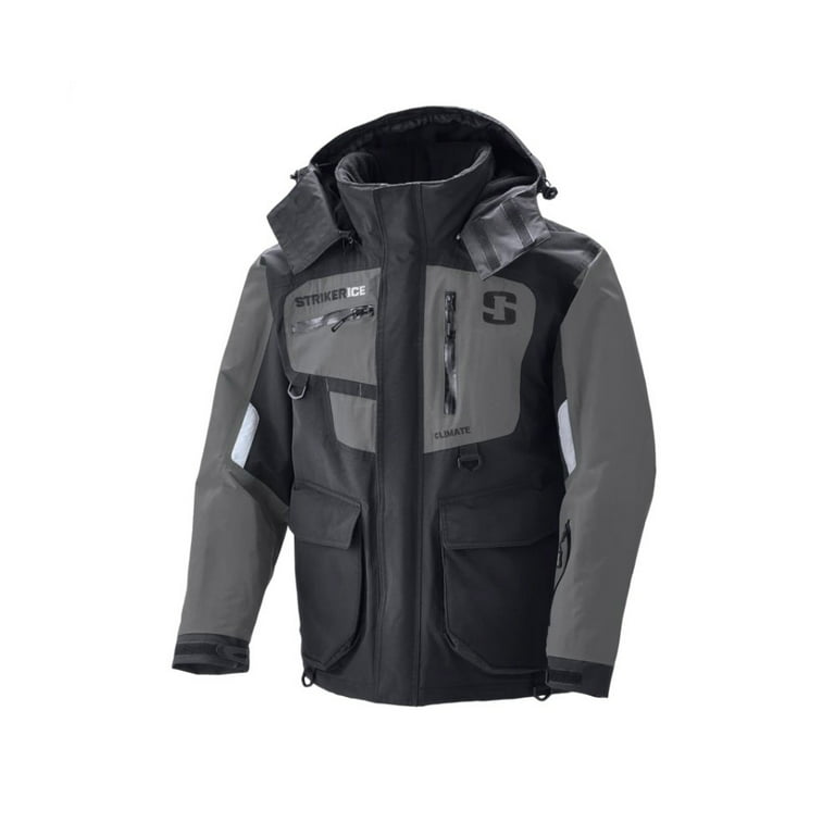 Striker Ice Climate Jacket - Black/Gray - 4XL