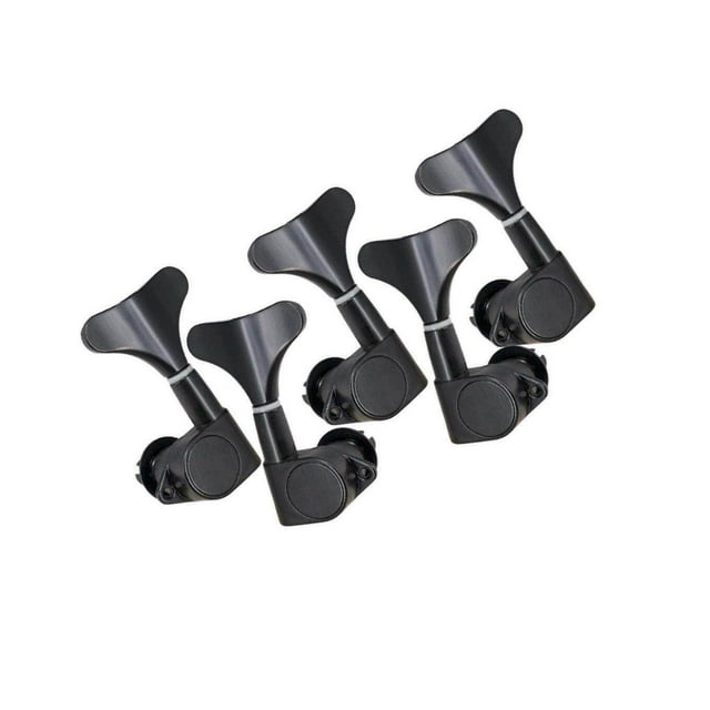 String Tuning Peg Tuner Sealed 2R3L Machine Heads Machine Head Button 2R3L Machine Heads for Bass Part Black 2R3L