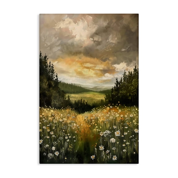 Stupell Industries French Country Clouded Daisy Path Canvas Art, 16 x 24, by Creative Studio