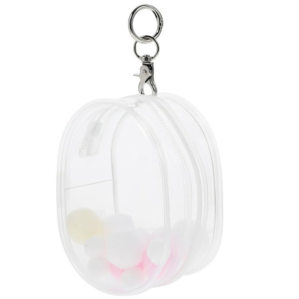 1 Juego de bolsa de almacenamiento para muñecas, Mini bolsa transparente para exteriores, pequeña bolsa para muñecas, bolsa de transporte transparente para muñecas