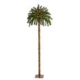thumbnail image 1 of Nearly Natural T1452 6 ft. Christmas Palm Artificial Tree with 200 Warm White LED Lights, 1 of 1