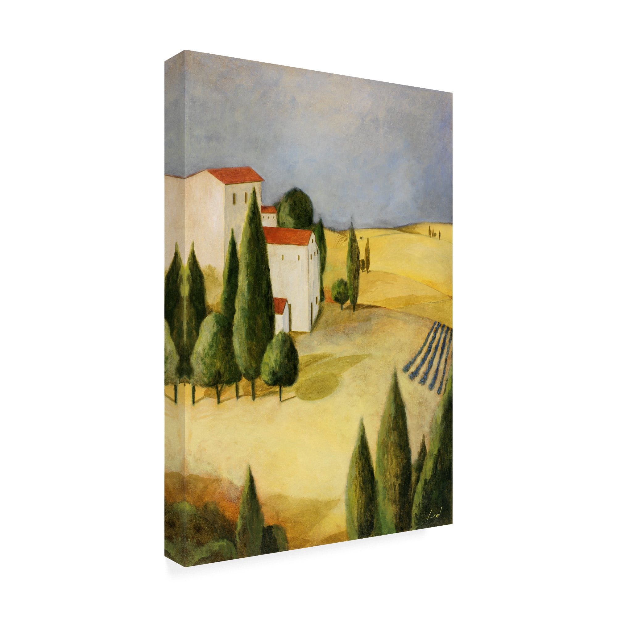 Trademark Fine Art 'Tuscan Farm 2' Canvas Art by Pablo Esteban