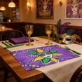 thumbnail image 7 of TanSiDing Mask Lobster Iris Mardi Gras Placemats Seasonal Carnival Holiday Table Mats for Party Kitchen Dining Decoration 42*32cm, 7 of 7