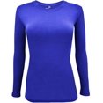 thumbnail image 1 of Women's Under Scrub Tee Crew Neck Long Sleeve T-Shirt, 1 of 7