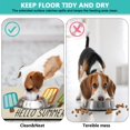 thumbnail image 4 of Tapis pour Nourriture pour Chien, Tapis pour Nourriture et Eau pour Chien, Tapis Bol pour Chien et Chat, Tapis Bol d'Eau Antidérapant Réutilisable avec Sucette Hello Summer,17inx30 Po, 4 of 6