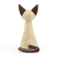 thumbnail image 3 of Jellycat 10.6" Soft Plushies Toys Iris Siamese Cat Stuffed Toys, Cosy and Soft Stuffed Animals Plush Toys Doll, Ideal Easter Day Gift, 3 of 3