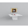 thumbnail image 5 of 60" Square Marble Table with Cube Marble Base, 5 of 5