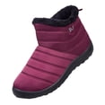 thumbnail image 3 of Botas de nieve con cremallera impermeables y antideslizantes para mujer de otoño e invierno, 3 of 6