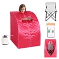 thumbnail image 1 of Portable Steam Sauna Spa Full Body Steamer Room Personal Home Gift  w/ Chair, 1 of 1