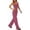 *Red, variant on Women's Striped Two Piece Set, Strapless Sleeveless Top and Lounge Pants, Fashion Casual Loose Outfit Blue,Womens Plus L