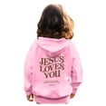 thumbnail image 5 of XFHLMJFF Girls Boys Oversized Hoodies Casual Cute Toddler Long Sleeve Sweatshirt Pullover Tops, 5 of 9