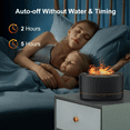 thumbnail image 6 of VAVSEA Essential Oil Diffuser, 7 Color Flame Diffuser Humidifier, 200ml Time Setting for Home, Room, Black, 6 of 8
