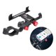 thumbnail image 5 of soporte para teléfono celular en bicicleta Soporte Para Teléfono Móvil Con Manillar De Aluminio Para Bicicleta MTB Negro 01 Negro 01 Magideal soporte para teléfono celular en bicicleta, 5 of 6