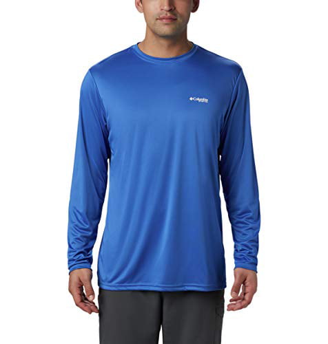 Moisture Wicking Columbia Mens Terminal Tackle PFG State Triangle Long Sleeve UV Sun Protection