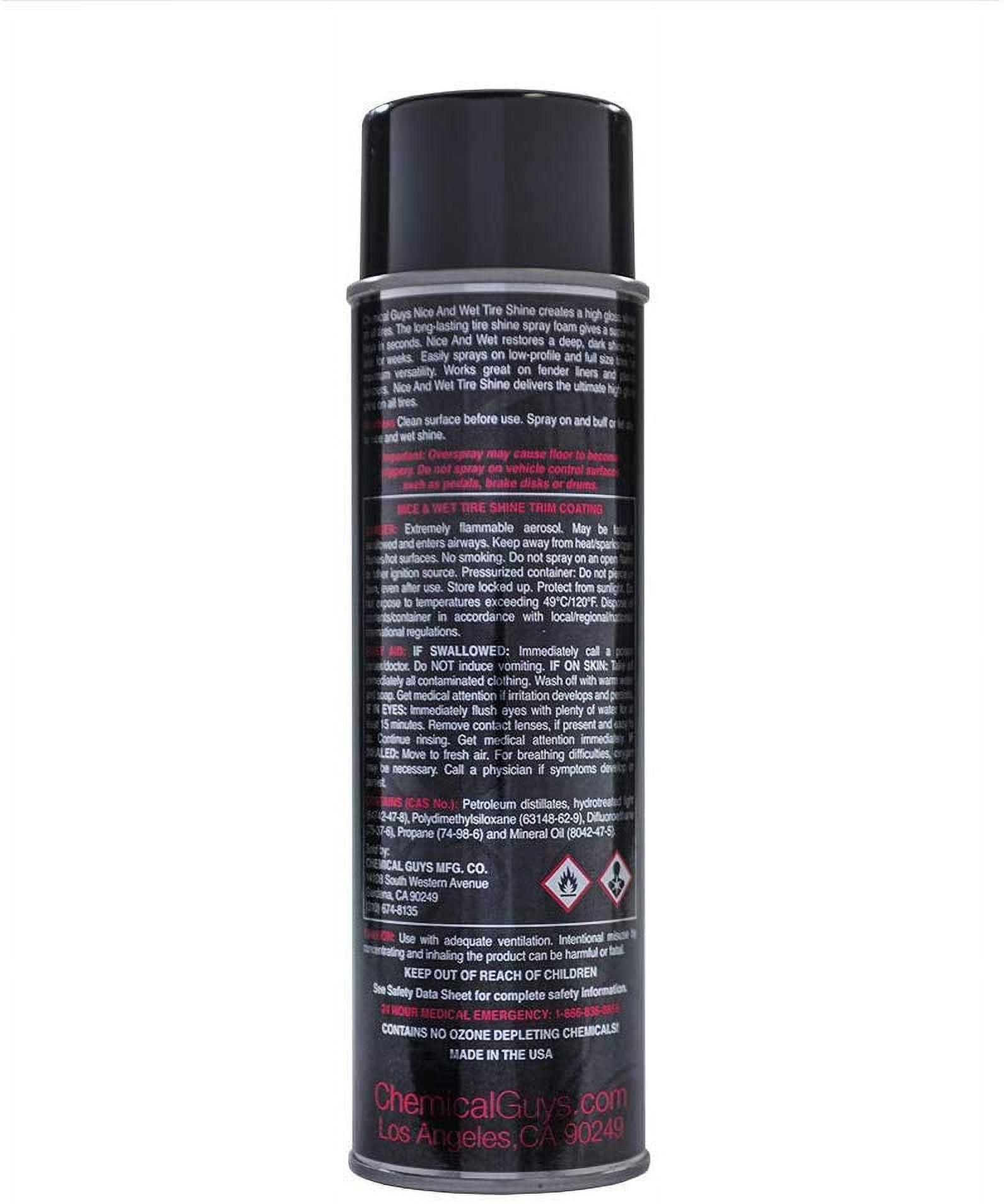 Chemical Guys Nice and Wet Tire Shine Protective Spray photo 2