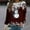 Coffee B, variant on symoid Sweatshirt for Women Autumn and Winter Casual Christmas Snowman Printed Crew Neck Long Sleeve Pullover Blouse Sweatshirt Tops Blue L