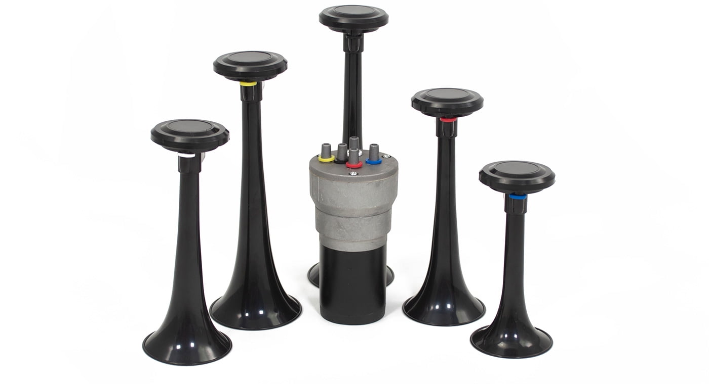 HornBlasters MHDIXIE Dixie Musical Air Horn System ABS Plastic